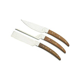 Caseus 3 piece Cheese Set with Light Wood Handle CK-40B